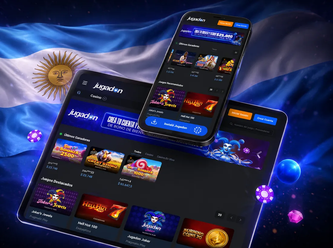 Casino y apuestas de Jugadón desde el celular