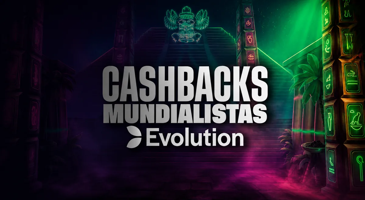 Cashbacks Mundialistas en el casino en vivo con Evolution en Jugadón