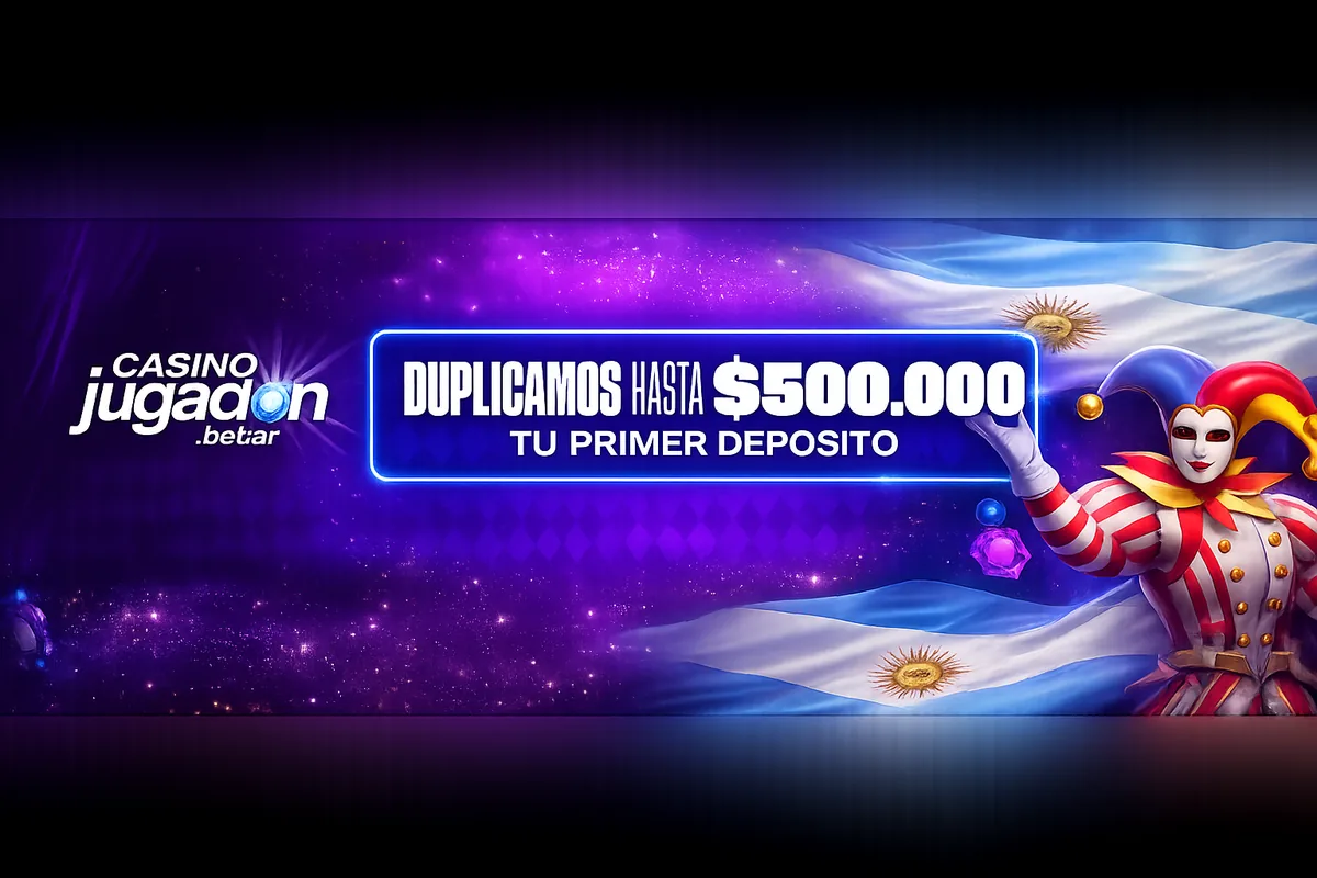 Duplicamos hasta $500.000 tu primer depósito en Jugadón