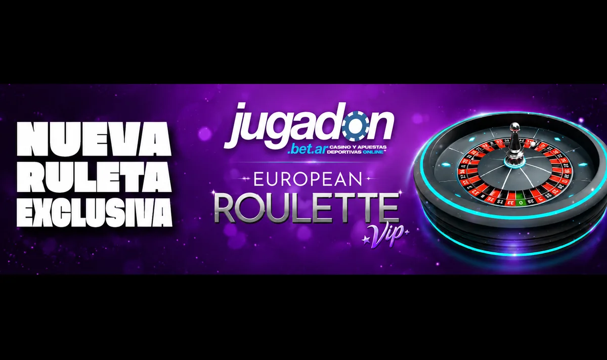 Nueva ruleta exclusiva European Roulette VIP en Jugadón